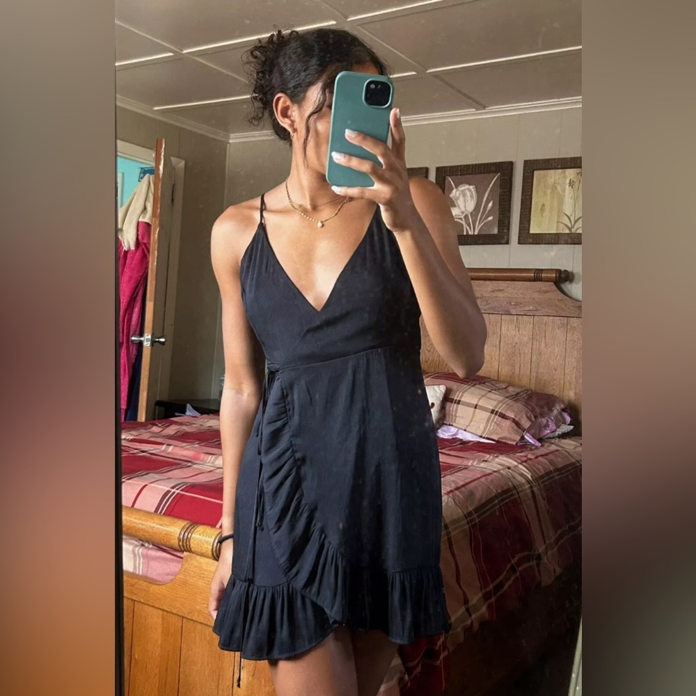 Free People Intimately Wrap Mini
Black Dress (NWOT) - Picture 2 of 4